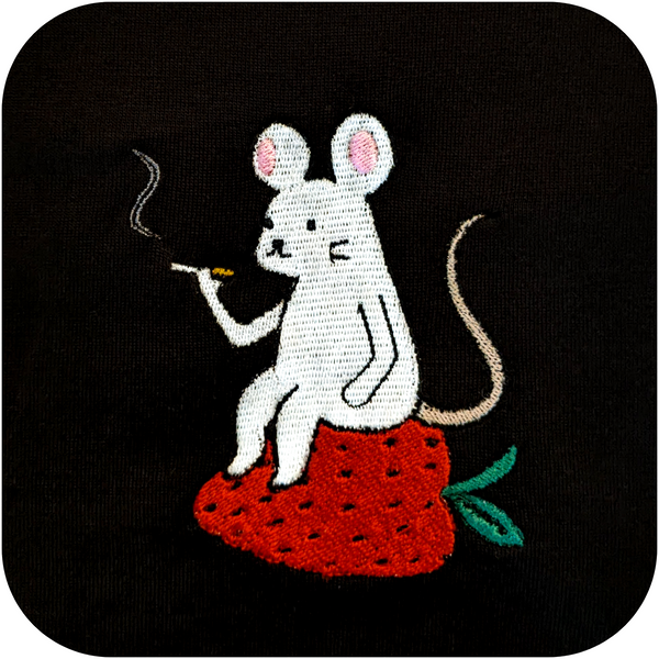 strawberry mouse [nite lite] tee