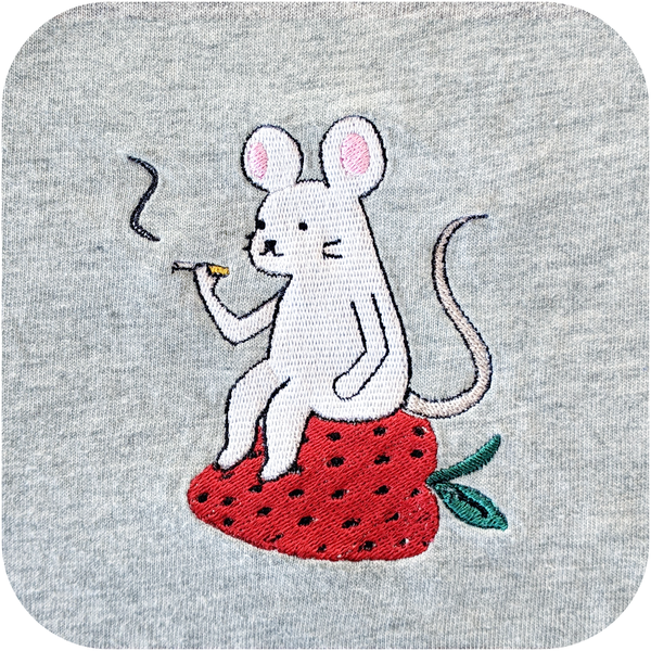 strawberry mouse tee
